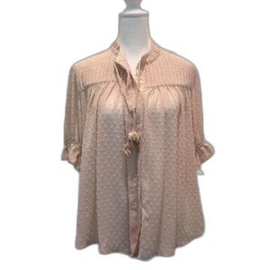 NWT Bishop + Young Sienna Blouse Size L